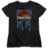 Image for Jurassic Park Woman's T-Shirt - Lightning Logo