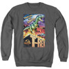 Image for Jurassic Park Crewneck - Rex in the City