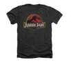 Jurassic Park Heather T-Shirt - Stone Logo