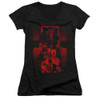 Image for The Exorcist Girls V Neck T-Shirt - Not Regan