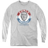 Image for The Three Stooges Youth Long Sleeve T-Shirt - Curly For President A Real Wiseguy