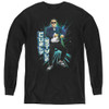 Image for The Three Stooges Youth Long Sleeve T-Shirt - Curly Style