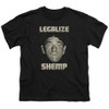 Image for The Three Stooges Youth T-Shirt - Legalize Shemp