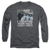 Image for The Three Stooges Long Sleeve T-Shirt - Scares People