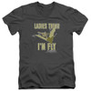 Image for The Land Before Time V-Neck T-Shirt I'm Fly