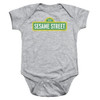 Image for Sesame Street Baby Creeper - Sesame Street Logo on Grey