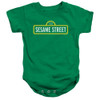 Image for Sesame Street Baby Creeper - Sesame Street Logo on Green