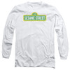 Image for Sesame Street Long Sleeve T-Shirt - Sesame Street Logo on White