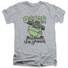 Image for Sesame Street V-Neck T-Shirt Canned Grouch