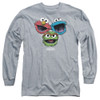 Image for Sesame Street Long Sleeve T-Shirt - Halftone Heads