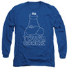 Image for Sesame Street Long Sleeve T-Shirt - Tough Cookie on Blue