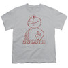 Image for Sesame Street Youth T-Shirt - Studmuffin on Silver