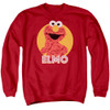 Image for Sesame Street Crewneck - Elmo Scribble on Red