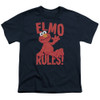 Image for Sesame Street Youth T-Shirt - Elmo Rules