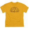 Image for Sun Records Youth T-Shirt - Worn Logo on Gold