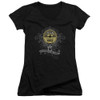 Image for Sun Records Girls V Neck T-Shirt - Rockin Scrolls