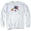 Image for Frosty the Snowman Crewneck - Frosty Face