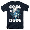 Image for The Year Without Santa T-Shirt - Cool Dude on Navy