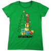 Image for Curious George Woman's T-Shirt - Stackin'