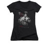 Bruce Lee Girls V Neck T-Shirt - the Dragon