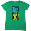 Image for Teen Titans Go! Woman's T-Shirt - Teen Titans Go! Logo