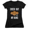 Image for White Castle Girls V Neck T-Shirt - My Buns