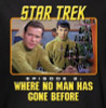 Image Closeup for Star Trek Girls T-Shirt - Where No Man Has Gone Before