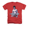 Bruce Lee Heather T-Shirt - Lee Works Out