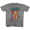 Image for Masters of the Universe The Whole Gang Toddler Heather T-Shirt
