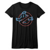 Image for The Real Ghostbusters Girls T-Shirt - Neon Ghost