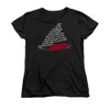 Jaws Woman's T-Shirt - Dorsal Text