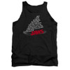 Jaws Tank Top - Dorsal Text