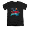 Star Trek the Next Generation V Neck T-Shirt - Engage