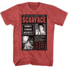 Image for Scarface Heather T-Shirt - The World Will Remember