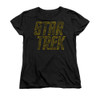 Star Trek Womans T-Shirt - Distressed Logo