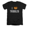 Star Trek V Neck T-Shirt - I Heart Tribbles