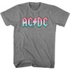 Image for AC/DC Heather T-Shirt - Pastel Gradient Logo