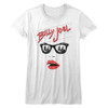 Image for Billy Joel Girls T-Shirt - Uptown Girl Lips