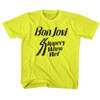 Image for Bon Jovi Slippery When Wet Youth T-Shirt