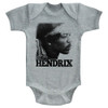 Image for Jimi Hendrix Vintage Face Infant Baby Creeper