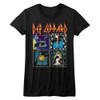 Image for Def Leppard Girls T-Shirt - 80's Album Cover