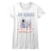 Image for Jimi Hendrix Girls T-Shirt - Peace Love Music