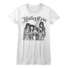 Image for Motley Crue Girls T-Shirt - Black and White