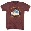 Image for Tootsie Roll Heather T Shirt - How Many Licks Does It Take