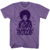 Image for Jimi Hendrix Heather T-Shirt - Purple Haze