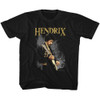 Image for Jimi Hendrix Guitar Jammin Live Youth T-Shirt