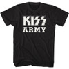 Image for Kiss T-Shirt - Black White Kiss Army