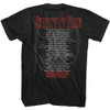 Back image for Motley Crue T-Shirt - Theatre of Pain World Tour