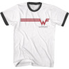 Image for Weezer - Striped Logo Ringer T-Shirt