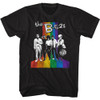 Image for The B52s T-Shirt - Band and Rainbow
